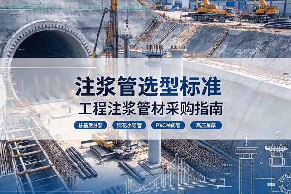 侯马注浆管选型标准