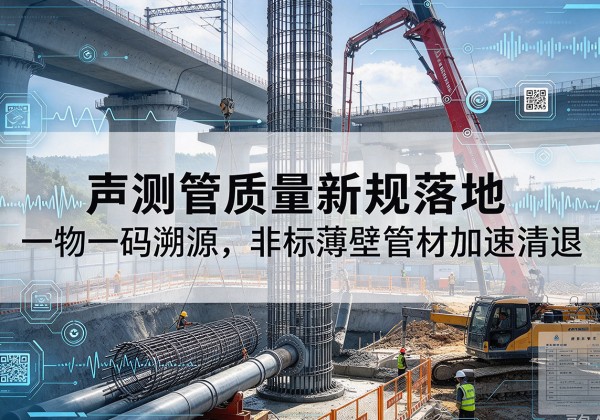 侯马声测管质量新规落地，一物一码溯源，非标薄壁管材加速清退