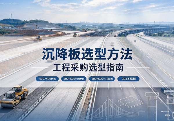 侯马沉降板选择方法